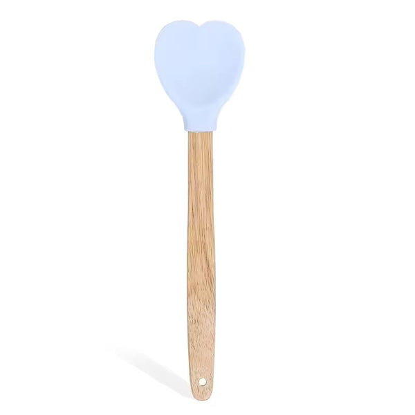 Heart-Shaped Silicone Cream Spatula