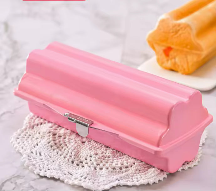 Pink Flower Pullman Loaf Pan with Lid