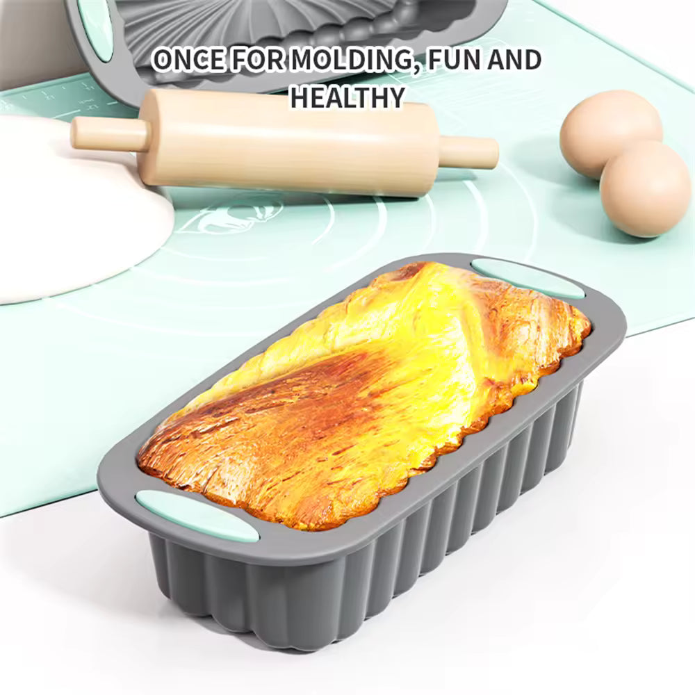Silicone Cake & Toast Mold, Heat-Resistant
