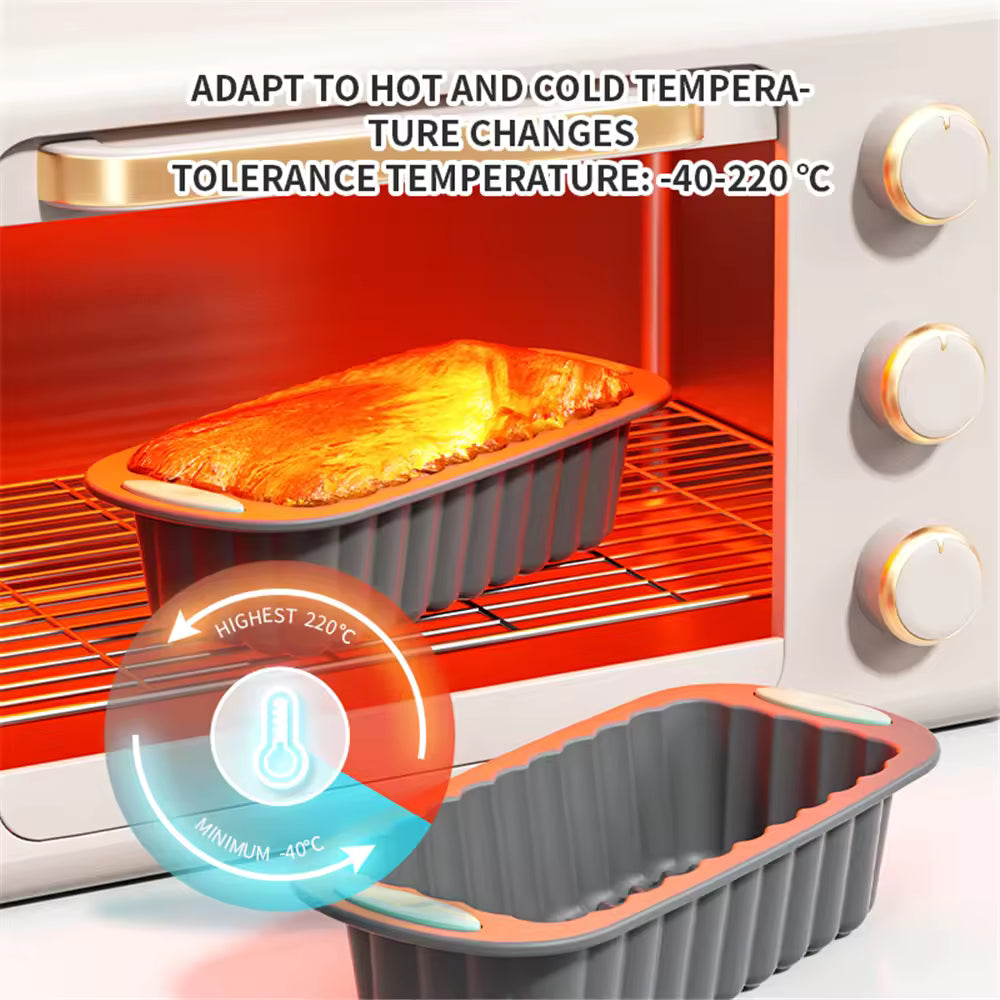 Silicone Cake & Toast Mold, Heat-Resistant
