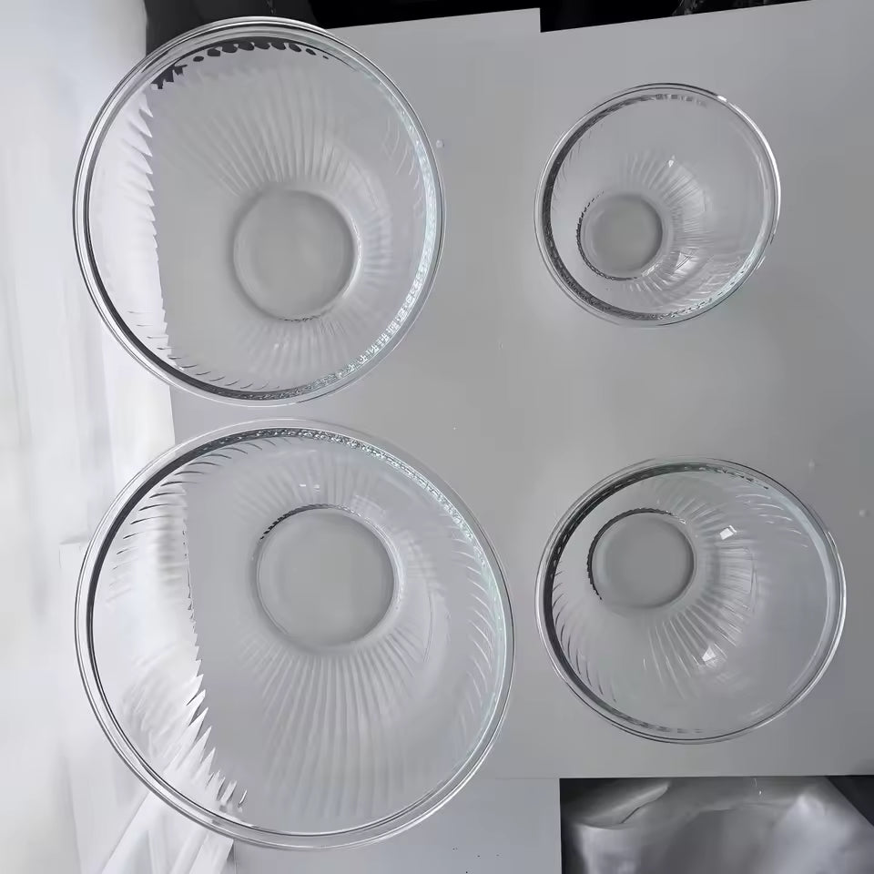 Glass Salad & Storage Bowl Set
