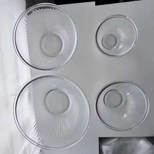 Glass Salad & Storage Bowl Set